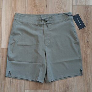Western Rise Shorts Men 32 Sage Nomad Boardshort 8” Inseam Tech Performance NEW